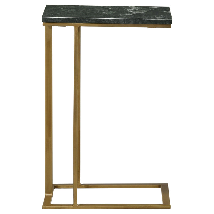 Vicente Accent Table with Marble Top Grey