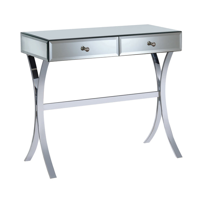 Scilla 2-drawer Console Table Clear Mirror