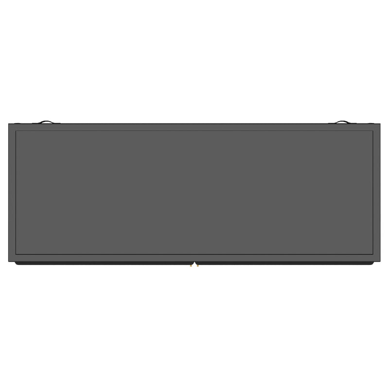 Dalia 2-door Accent Storage Cabinet with Shelving Black