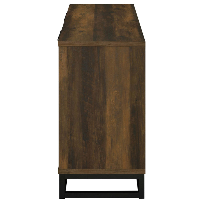 Ryatt 4-door Engineered Wood Accent Cabinet Dark Pine