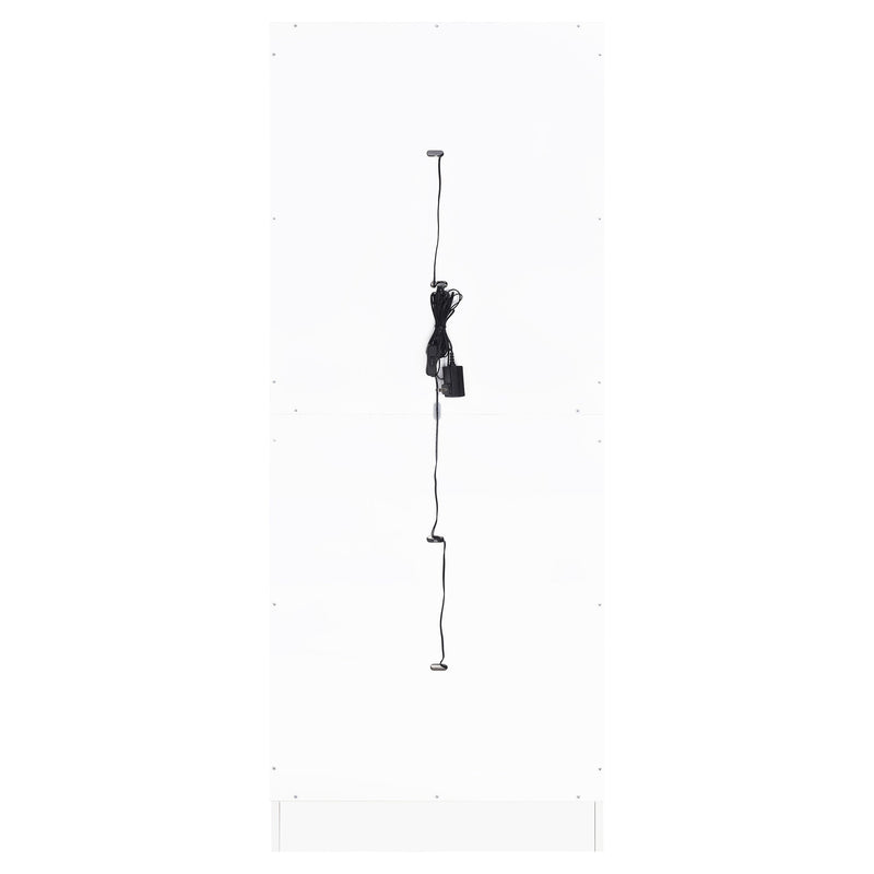 Cabra 4-door LED Curio Display Cabinet High Gloss