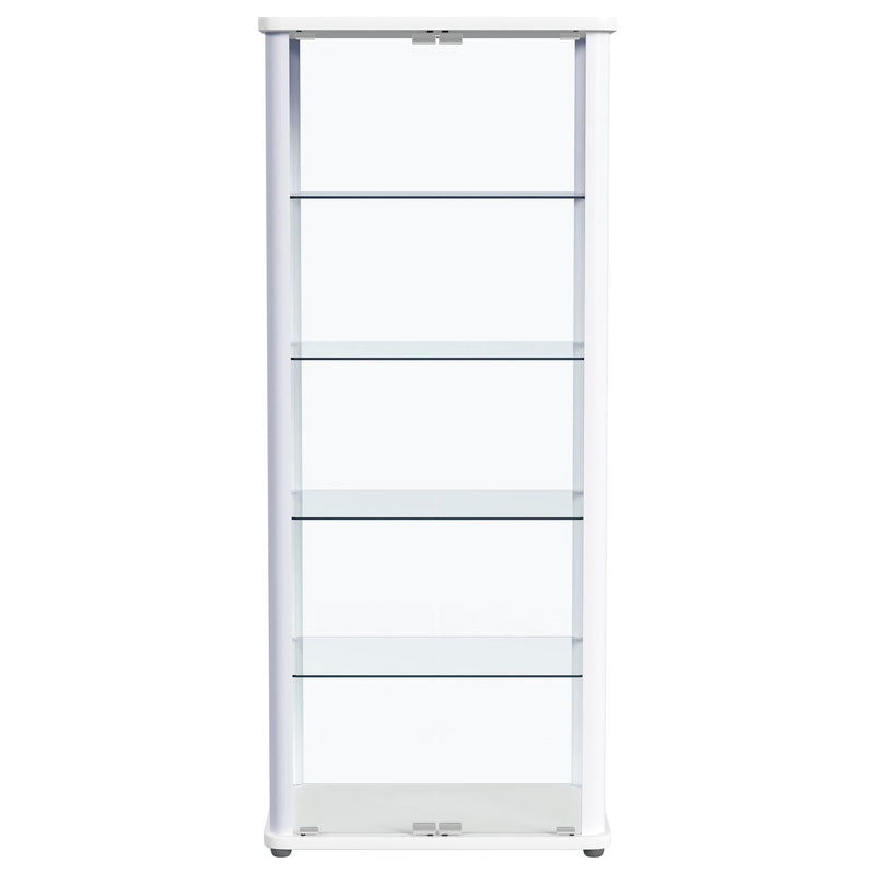 Aero 5-shelf Display Curio Cabinet with LED