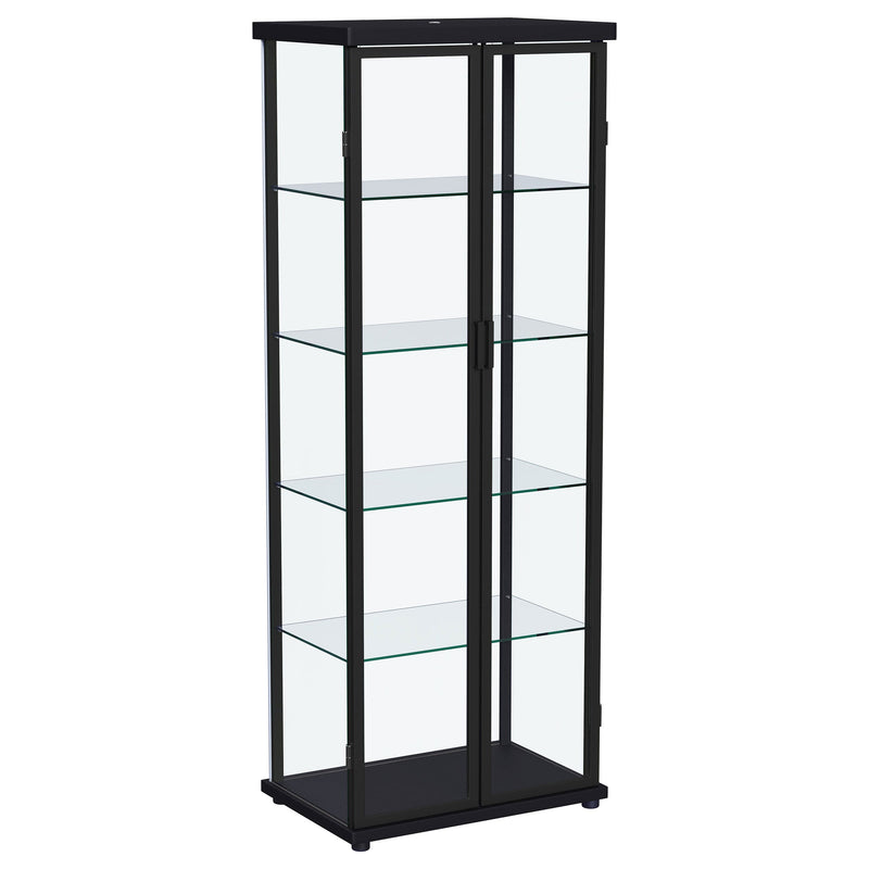 Aero 5-shelf Display Curio Cabinet with LED