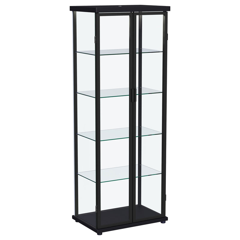 Aero 5-shelf Display Curio Cabinet with LED