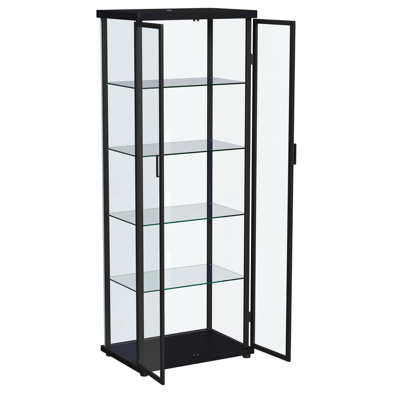 Aero 5-shelf Display Curio Cabinet with LED