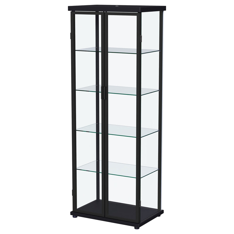 Aero 5-shelf Display Curio Cabinet with LED