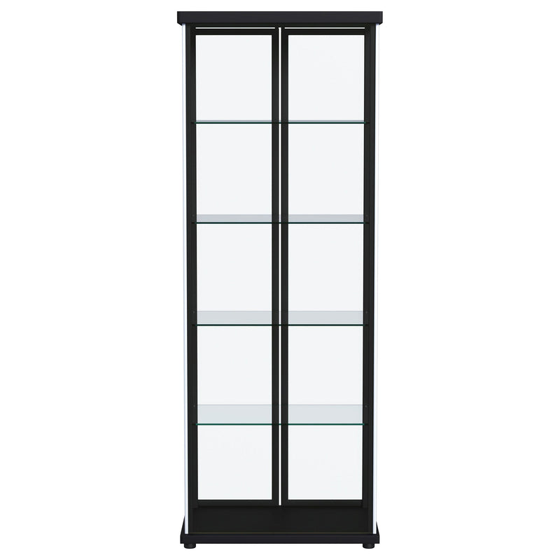 Aero 5-shelf Display Curio Cabinet with LED