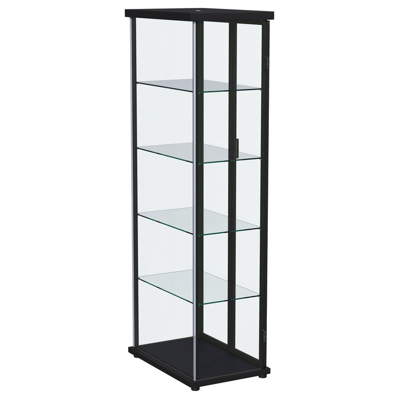 Aero 5-shelf Display Curio Cabinet with LED
