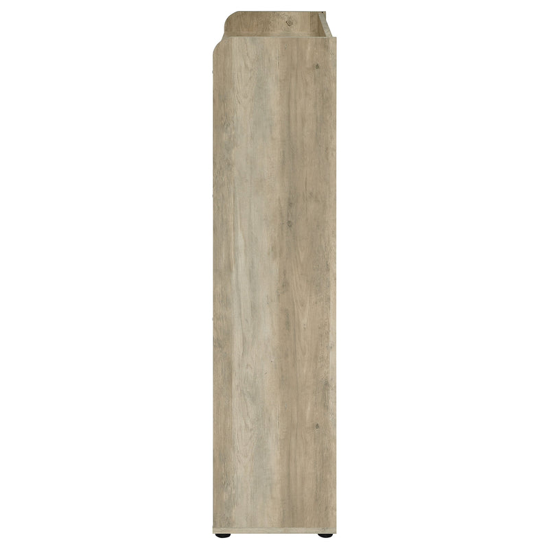 Zapatero de madera técnica Denia de 3 niveles