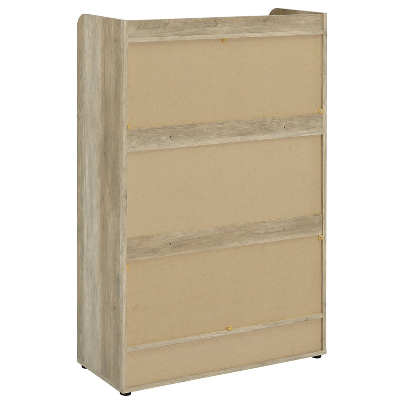 Zapatero de madera técnica Denia de 3 niveles