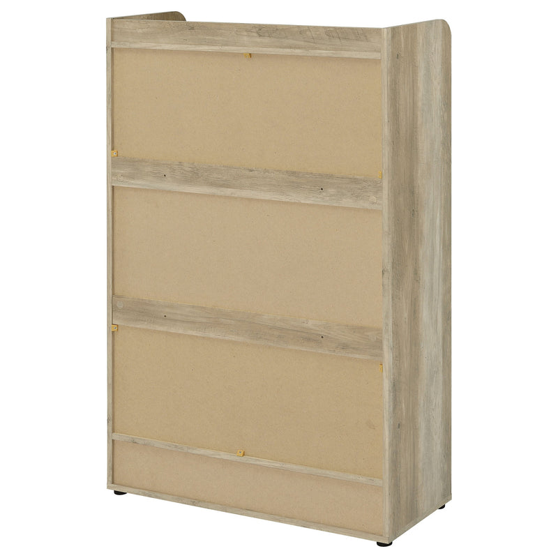 Zapatero de madera técnica Denia de 3 niveles