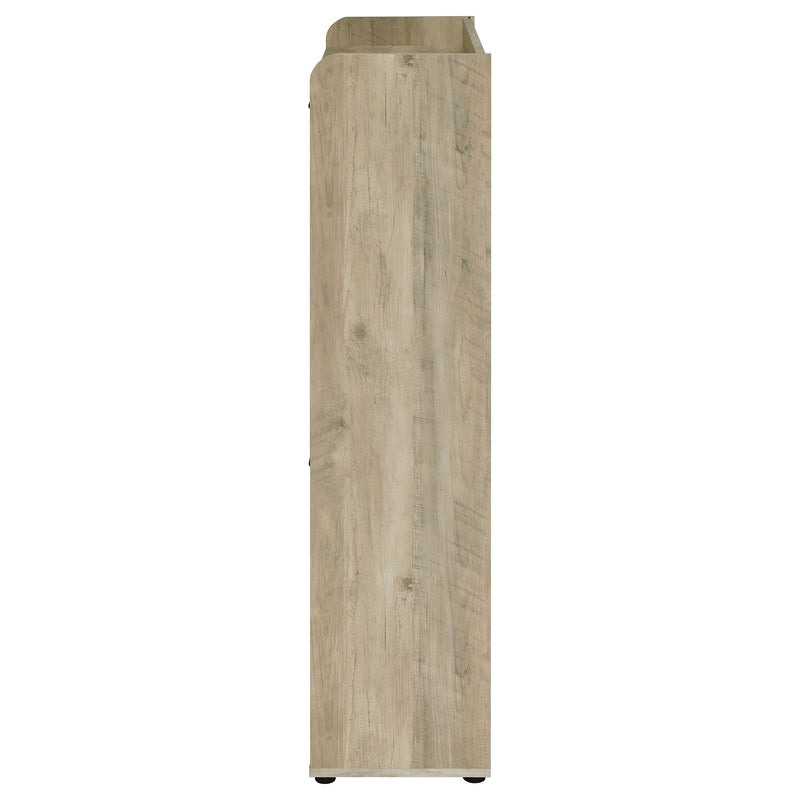 Zapatero de madera técnica Denia de 3 niveles