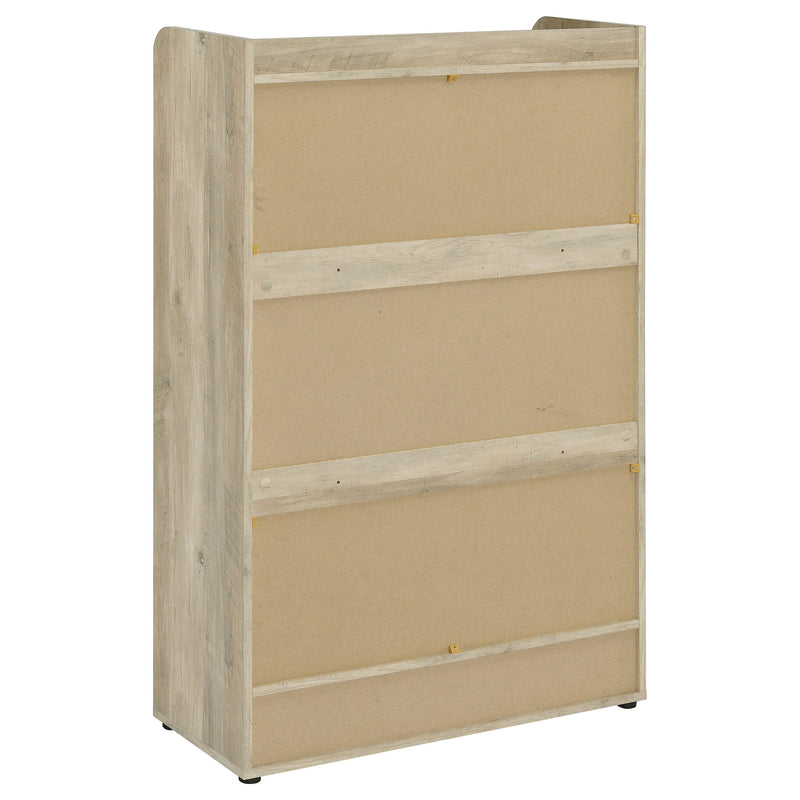 Zapatero de madera técnica Denia de 3 niveles