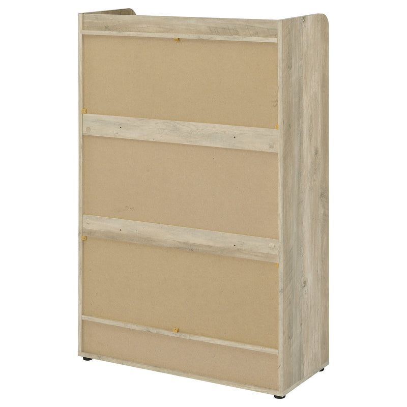 Zapatero de madera técnica Denia de 3 niveles