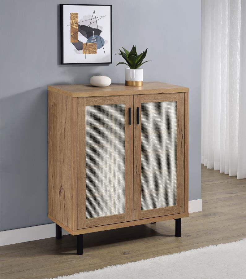 Mueble zapatero de 2 puertas Teller Roble Natural