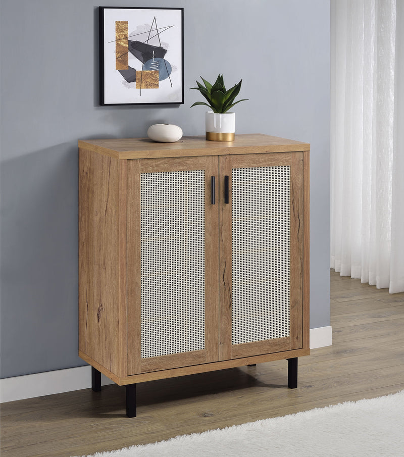 Mueble zapatero de 2 puertas Teller Roble Natural