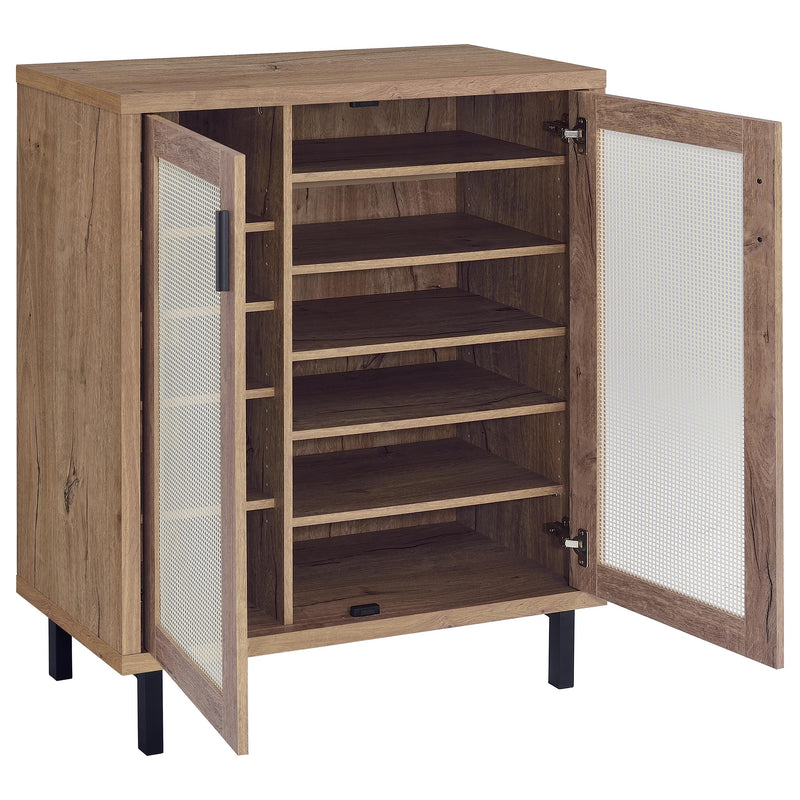 Mueble zapatero de 2 puertas Teller Roble Natural