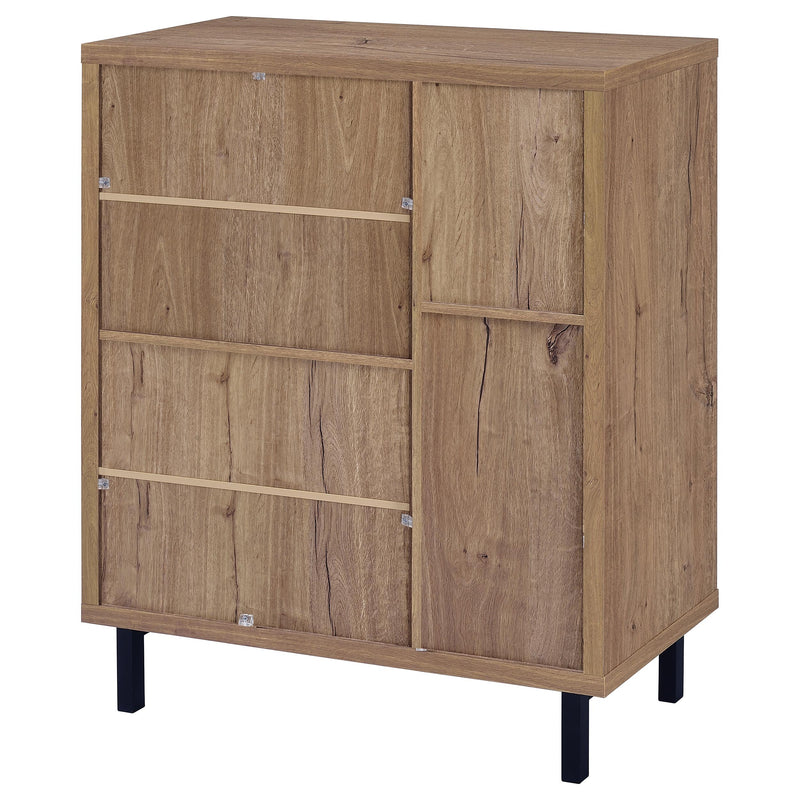 Mueble zapatero de 2 puertas Teller Roble Natural