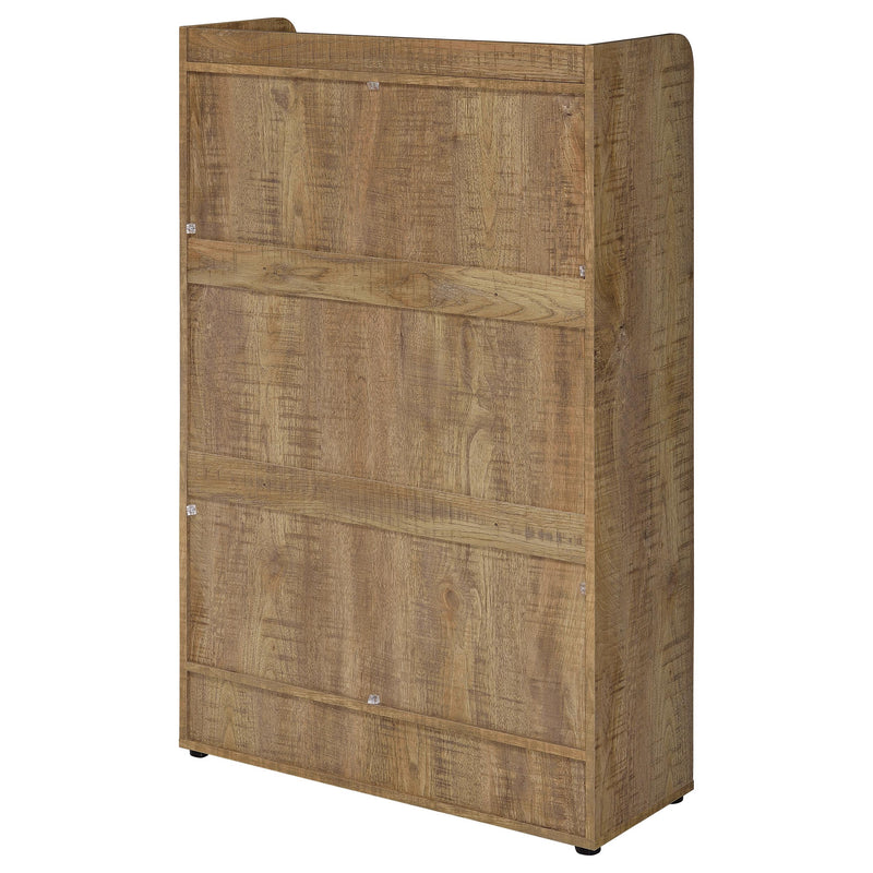 Zapatero de madera técnica de 3 niveles Denia - Mango