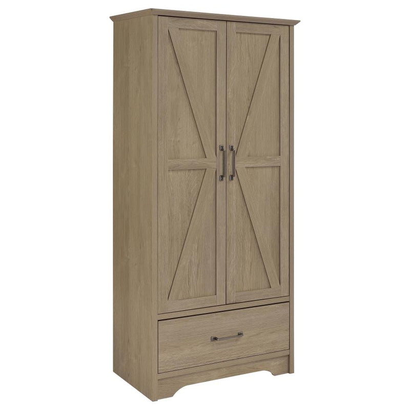 Arvida 2-door Bedroom Wardrobe Storage Cabinet Armoire