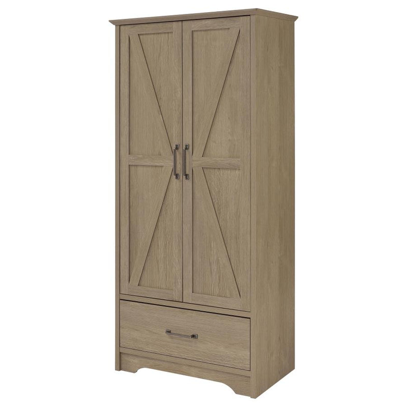 Arvida 2-door Bedroom Wardrobe Storage Cabinet Armoire