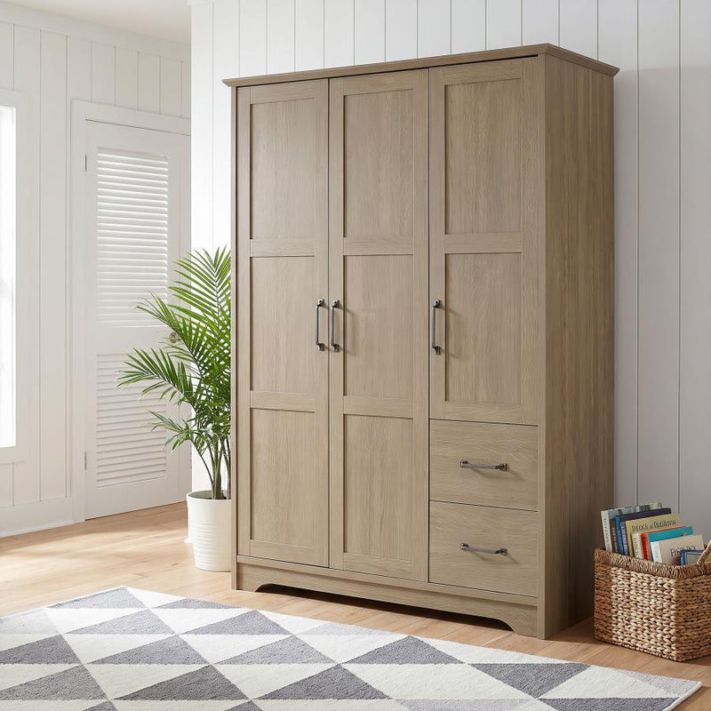 Canova 3-door Bedroom Wardrobe Storage Cabinet Armoire