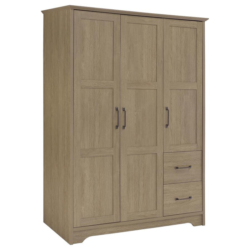 Canova 3-door Bedroom Wardrobe Storage Cabinet Armoire