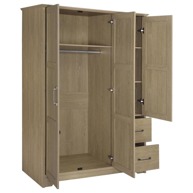 Canova 3-door Bedroom Wardrobe Storage Cabinet Armoire