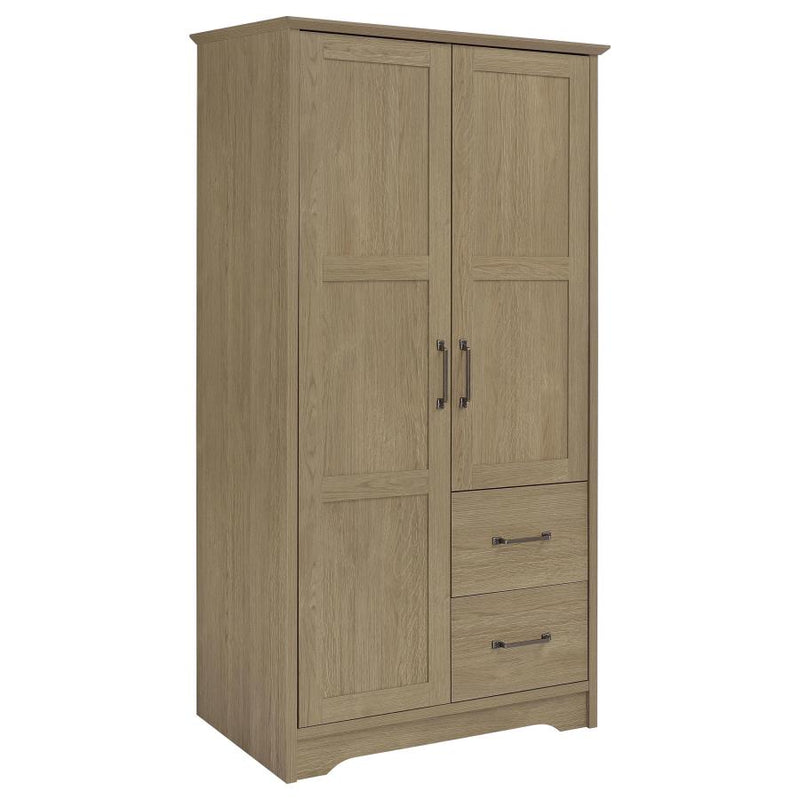Cassara 2-door Bedroom Wardrobe Storage Cabinet Armoire