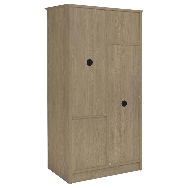 Cassara 2-door Bedroom Wardrobe Storage Cabinet Armoire