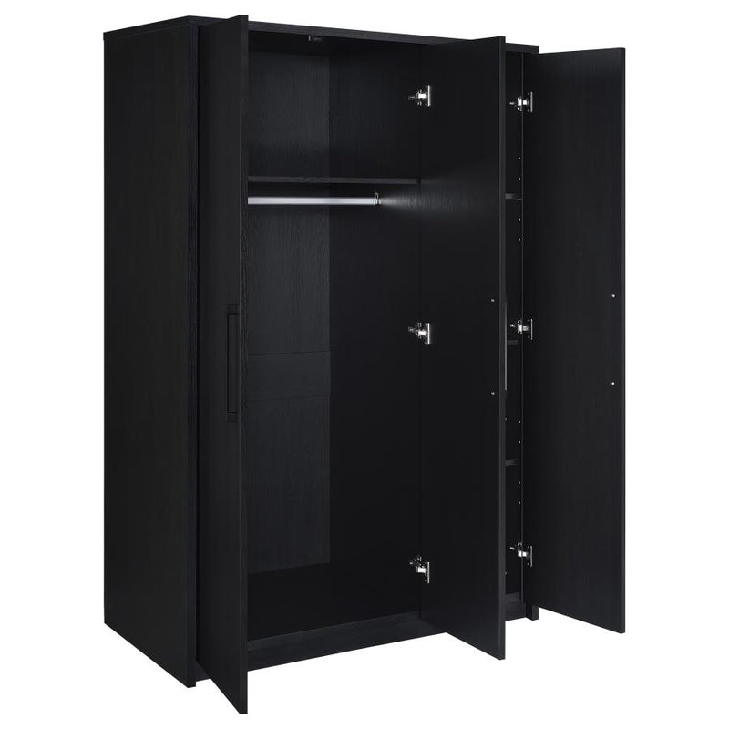 Cerda 3-door Bedroom Wardrobe Storage Cabinet Armoire
