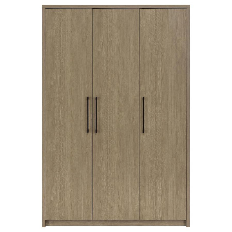 Cerda 3-door Bedroom Wardrobe Storage Cabinet Armoire
