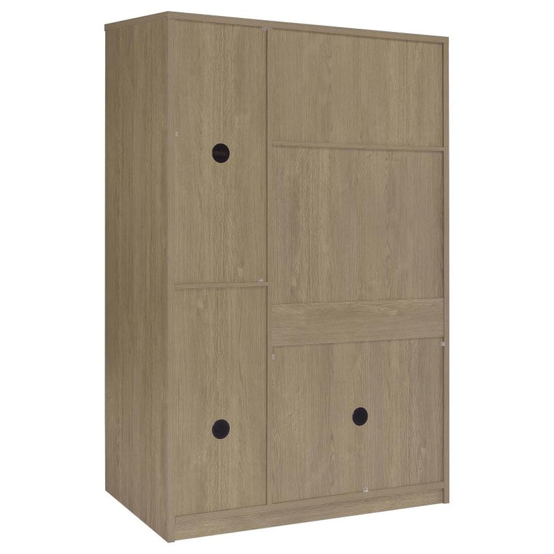 Cerda 3-door Bedroom Wardrobe Storage Cabinet Armoire