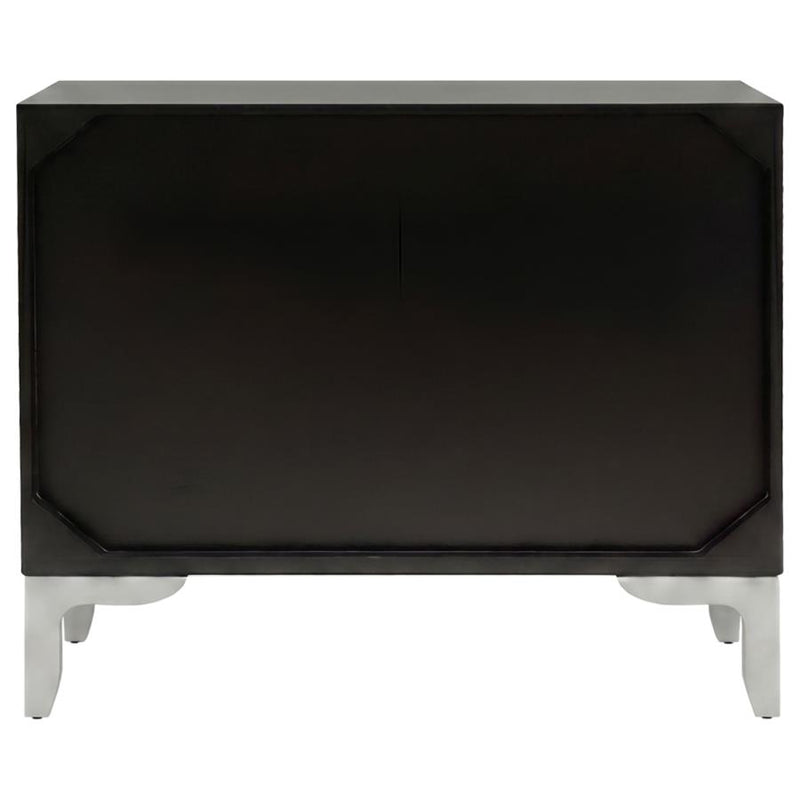 Forbes 2-door Bone Inlay Mosaic Accent Storage Cabinet