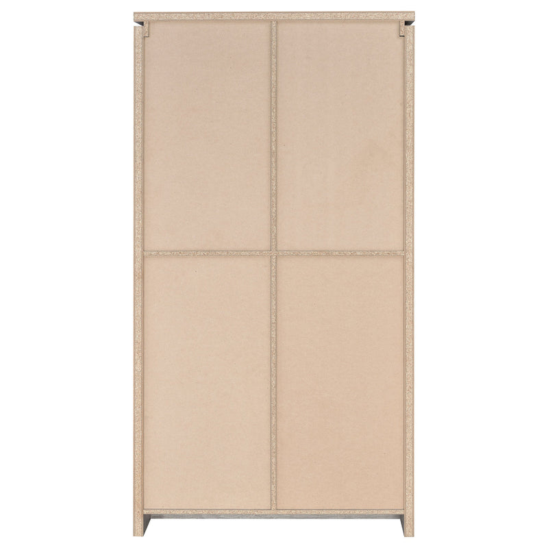 Alejo 2-door Engineered Wood Tall Cabinet Grey Driftwood