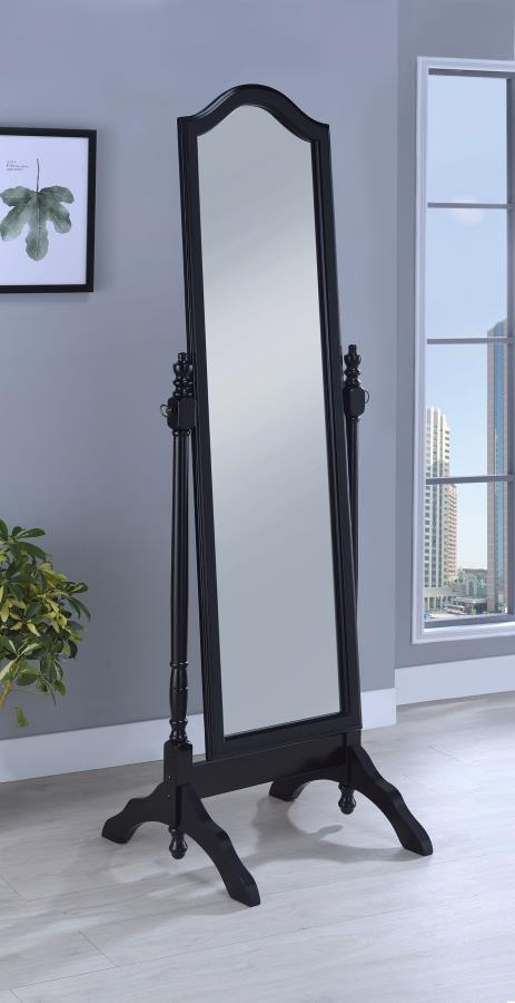 Cabot Espejo de pie ajustable de cuerpo entero de madera