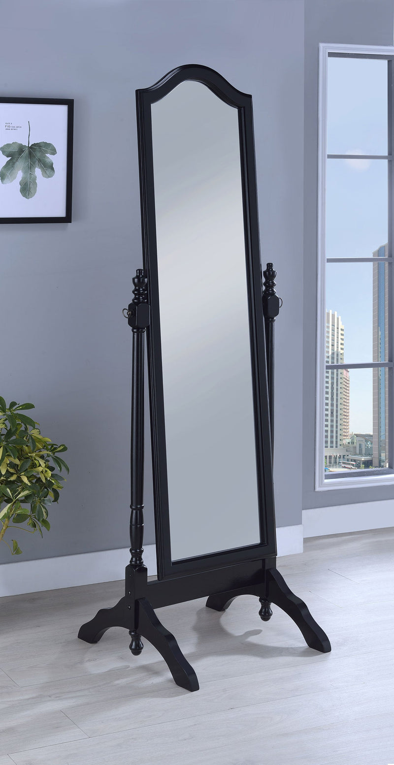 Cabot Espejo de pie ajustable de cuerpo entero de madera