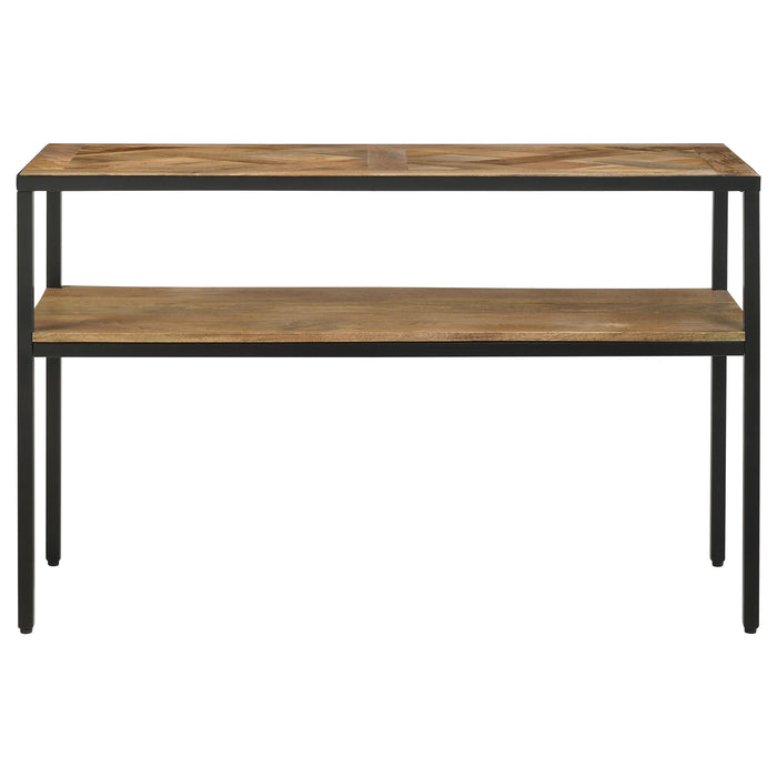 Quince Console Table with Open Shelf Natural