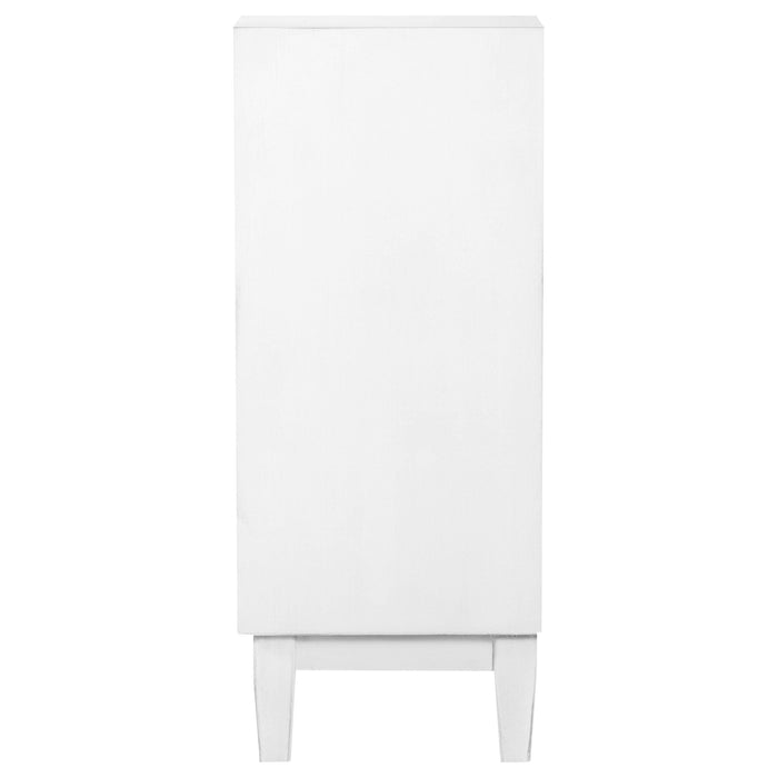 Gambon Rectangular 2-door Accent Cabinet White