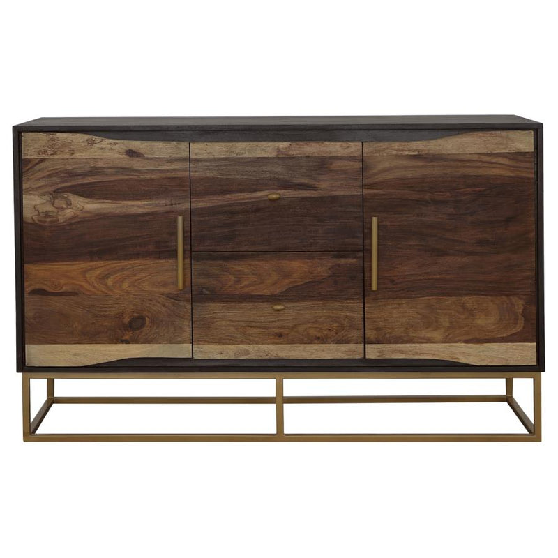 Zara 2-door 57-inch Wood Accent Storage Cabinet