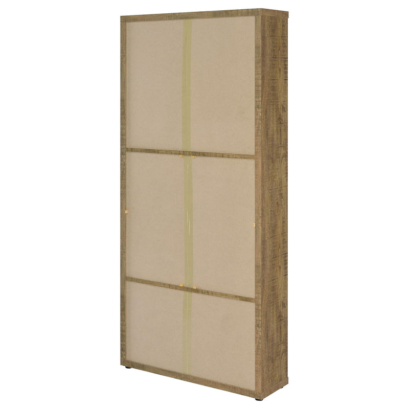Hawthorne 4-shelf Glass Door Tall Cabinet with Drawers