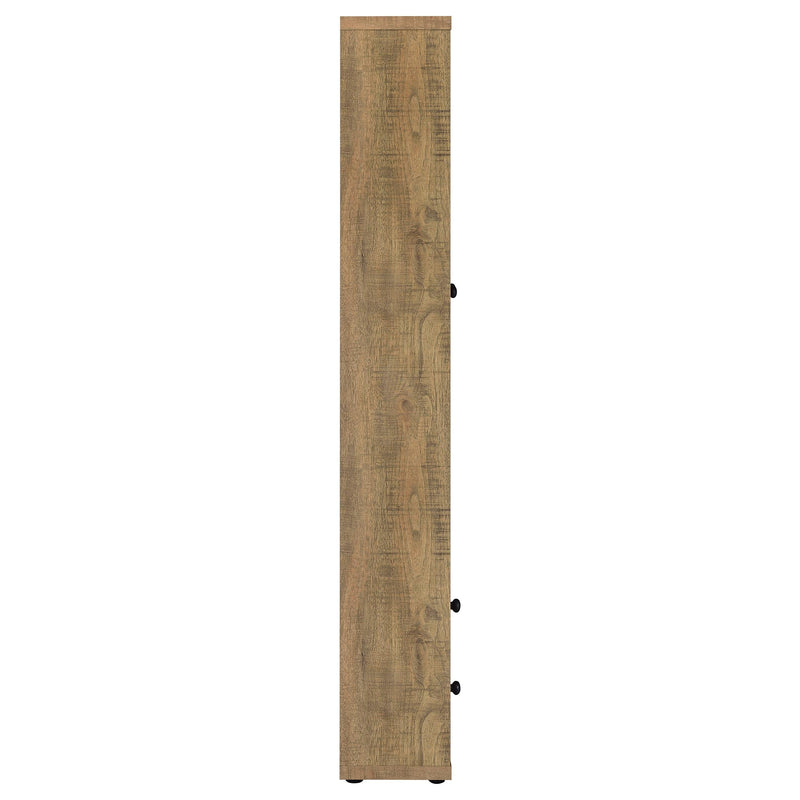 Hawthorne 4-shelf Glass Door Tall Cabinet with Drawers