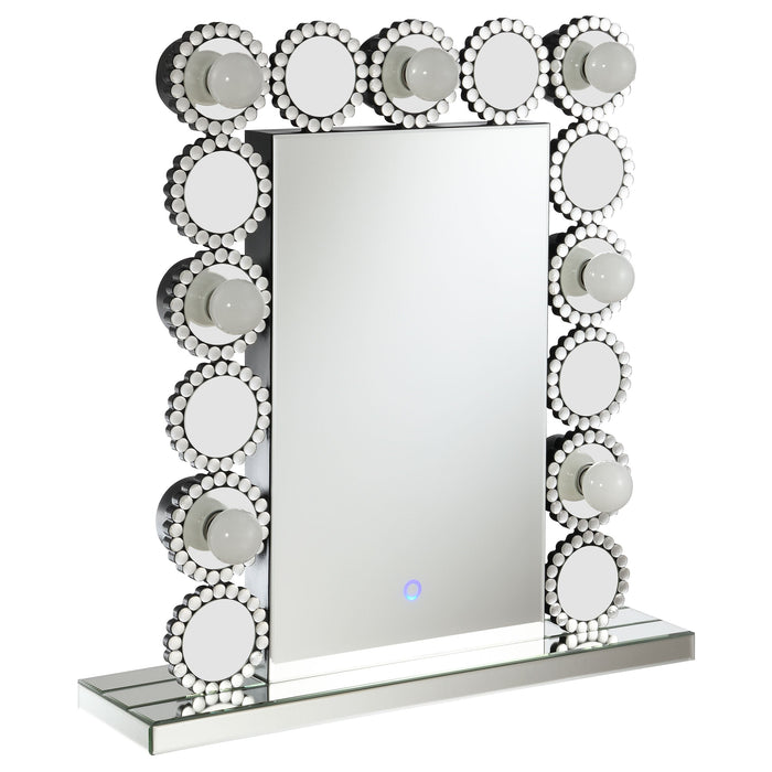 Aghes Rectangular Table Mirror with LED Lighting Mirror