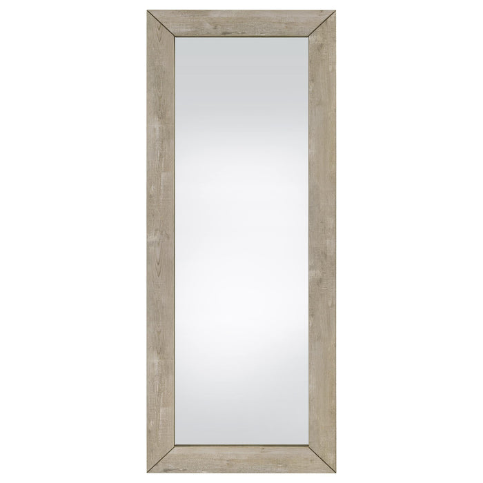 Cadence Tempered Glass  Length Mirror Grey Washed Oak