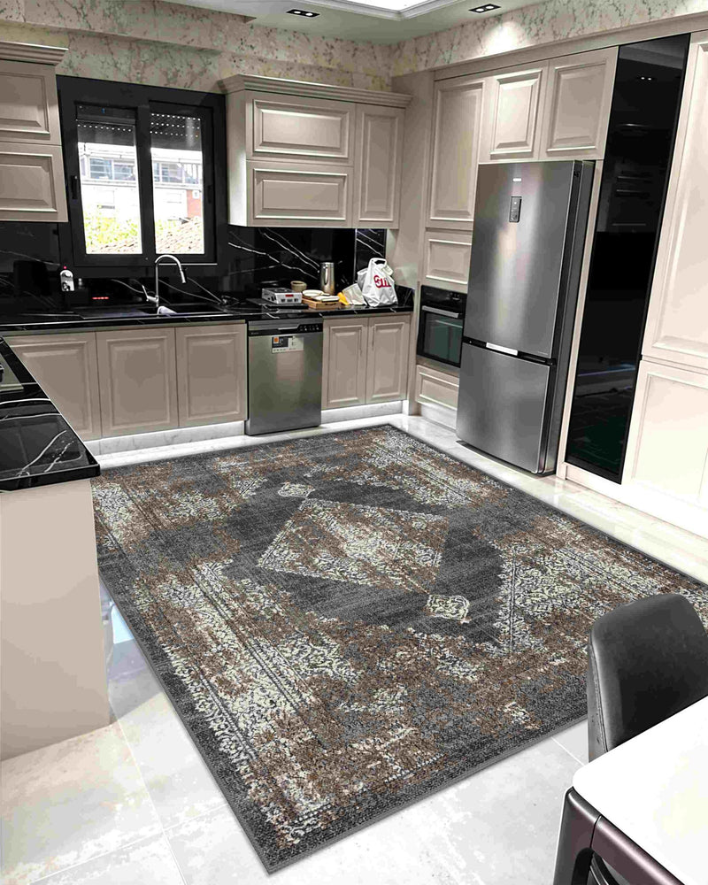 ELEGANCE RUG DESIGN 9902 Grey 5x8 (5'2x7'5")"