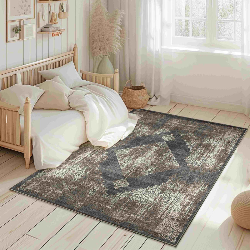 ELEGANCE RUG DESIGN 9902 Grey 2x12 Runner (2'6x11'5")"
