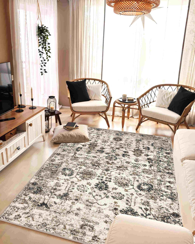 ELEGANCE RUG DESIGN 9903 Beige 2x12 Runner (2'6x11'5")"