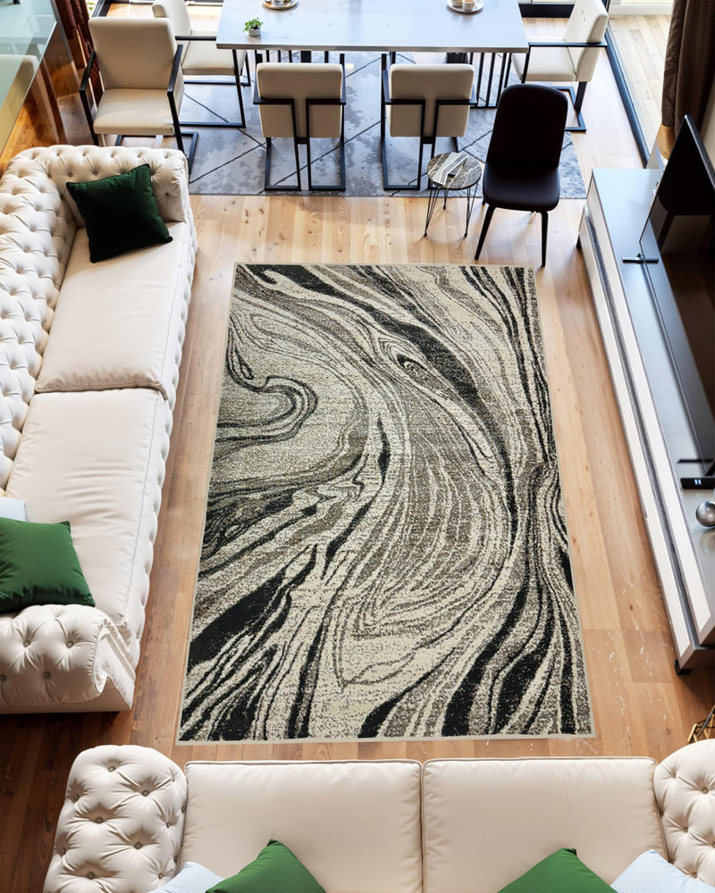 ELEGANCE RUG DESIGN 90930 Grey 2x8 Runner (2'6x7'9")"
