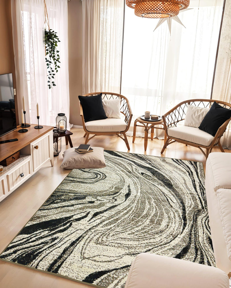 ELEGANCE RUG DESIGN 90930 Grey 8x11 (7'8x10'8")"
