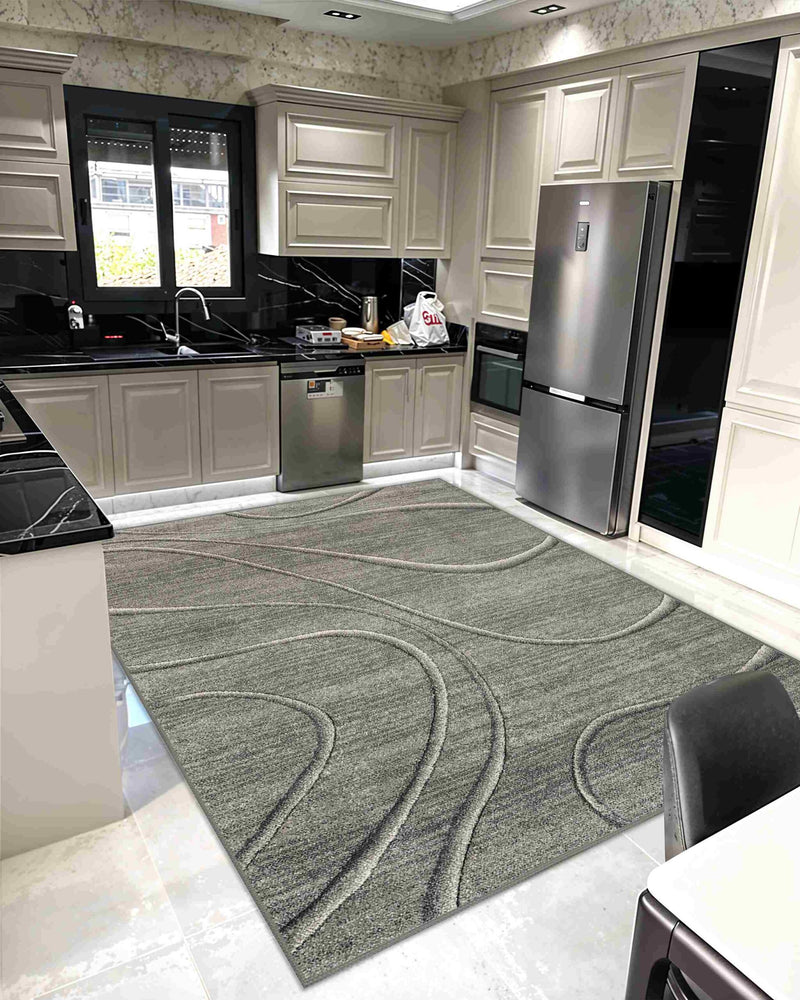 ATLAS Rug DESIGN 9952 Grey 8x11 (7'8x10'8")"